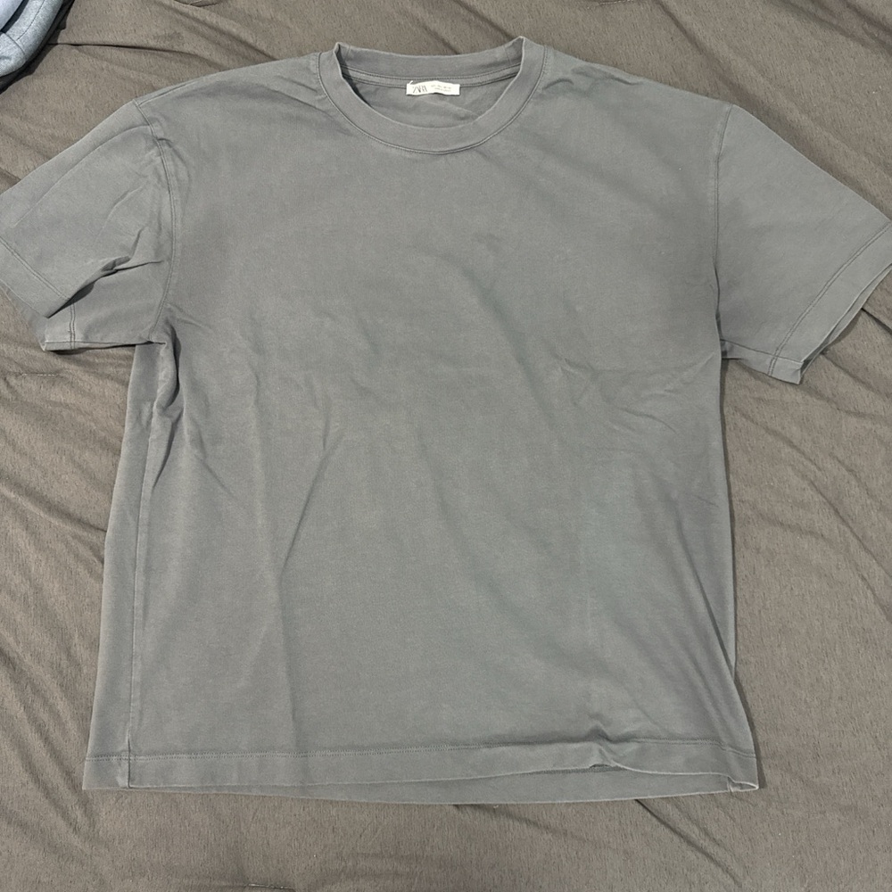 Zara Charcoal Short Sleeve Men's Tee